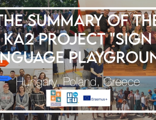 «Sign Language Playground»! Ένα ακόμη πρόγραμμα KA2 Erasmus+ ολοκληρώθηκε με επιτυχία!
