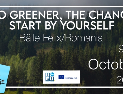 ΝΕΟ! Ανταλλαγή Νέων στη Ρουμανία «GO GREENER, THE CHANGE START BY YOURSELF» 09-17 Οκτωβρίου 2022!