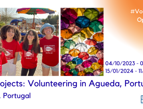 2 νέες θέσεις εθελοντισμού για 11 μήνες στην Πορτογαλία / Agueda!
